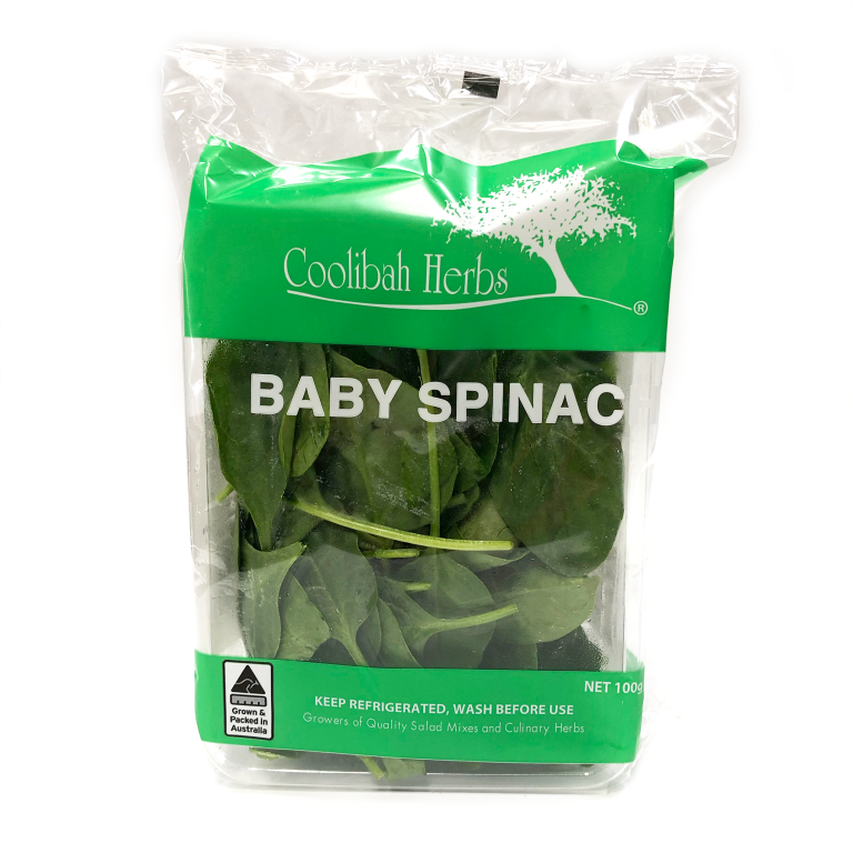Baby Spinach 100g Biviano & Sons