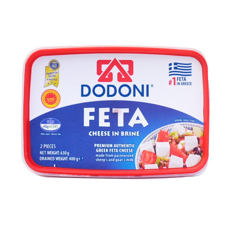 Dodoni Feta Cheese in Brine 400g Biviano & Sons