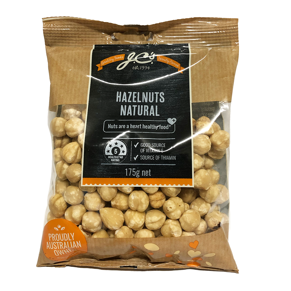 Hazelnuts Natural 175g Biviano & Sons