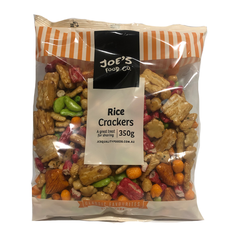 Joe's Food co. Rice Crackers 350g Biviano & Sons