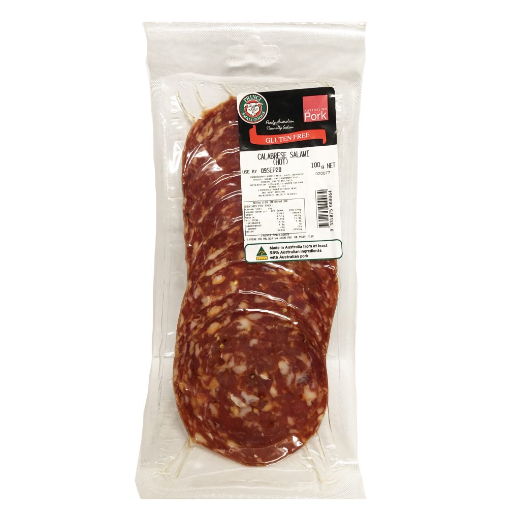 Calabrese Salami HOT 100g Biviano & Sons