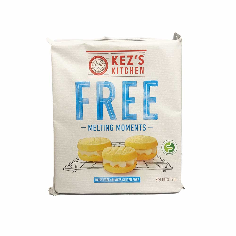 Kez s kitchen gluten free melting moments 190g biviano sons