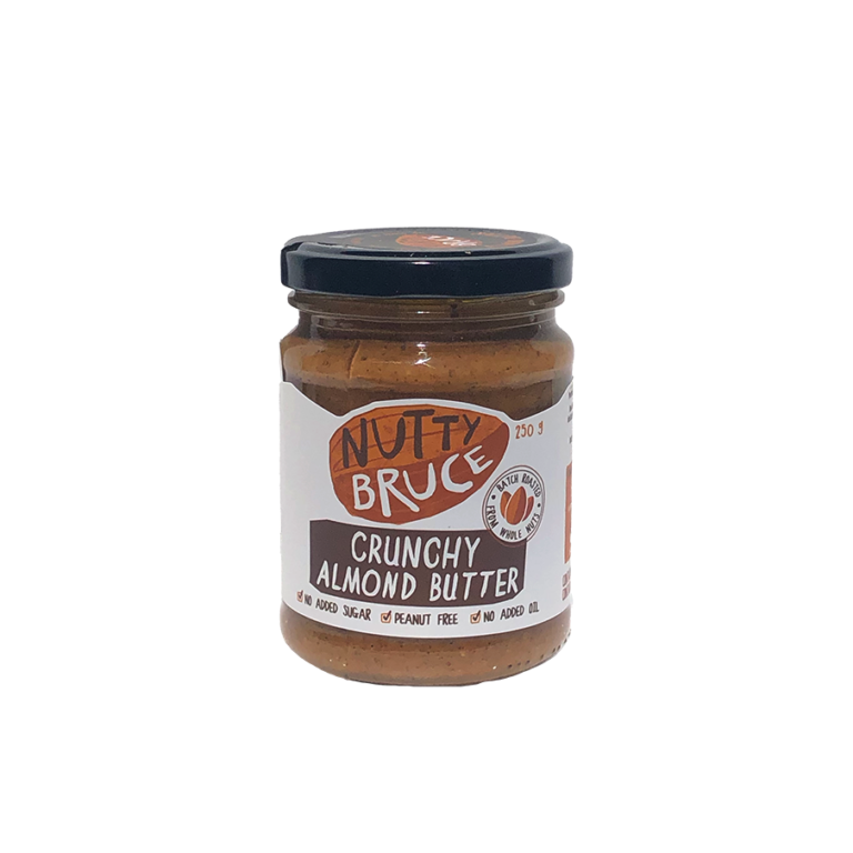 Nutty Bruce Crunchy Almond Butter 250g Biviano & Sons